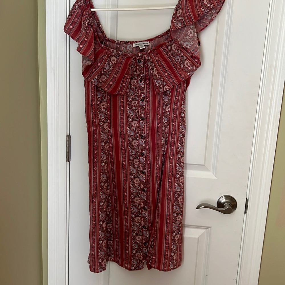Adorable American Eagle xl ruffle top/sleeve dress
